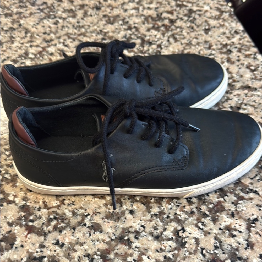 Kids Polo by Ralph Lauren Black Sneakers - Picture 3 of 7